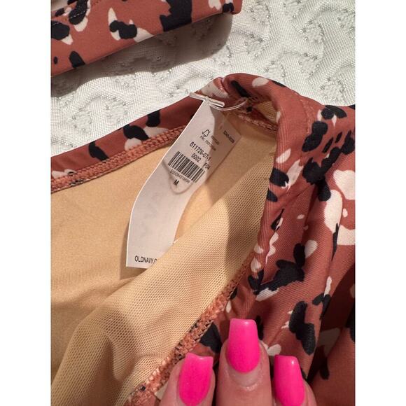 Old Navy NWT Bikini Set Leopard Print Medium Brown - Picture 5 of 7